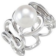 Freshwater Cultured Pearl Ring