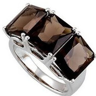 Sterling Silver Quartz Ring