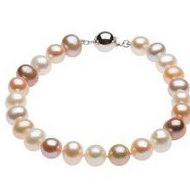 Freshwater Cultured Multi Color Pearl Strand