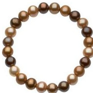 Freshwater Cultured Dyed Chocolate Pearl Bracelet