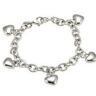 Stainless Steel Heart Bracelet