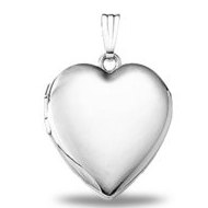 Back To School Sterling Silver Heart Locket