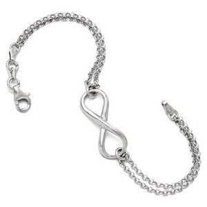 Sterling Silver Infinity Symbol Bracelet