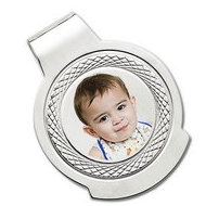 Sterling Silver Photo Engraved Money Clip