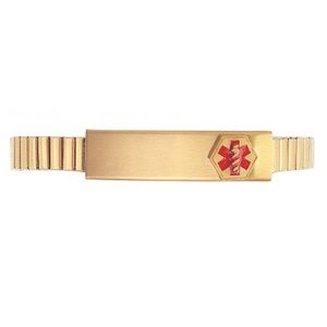 Gold Plated Stainless Steel Ladies Expansion Bracelet