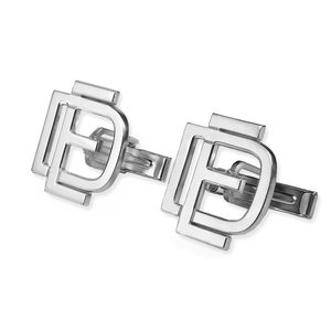 Exclusive Monogram Overlapping Initial Cufflinks