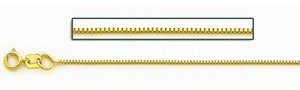 14K Yellow Gold "Box" Chain