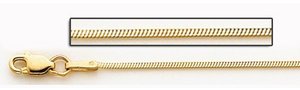 14K Yellow Gold Snake Chain