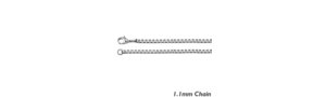 Sterling Silver Box Chain 1.1 MM Thick