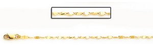 14K Yellow Gold Twisted Lumachina Chain 2.0 MM Thick