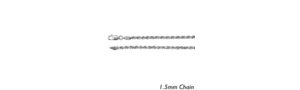14K White Gold Diamond Cut Flex Rope Chain