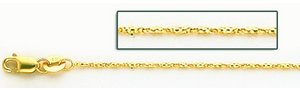 14K Yellow Gold "Raso" Chain