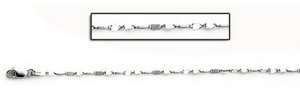 14K White Gold Twisted Lumachina Chain 2.0 MM Thick