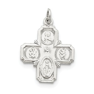 Sterling Silver 4 way Medal