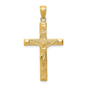 14K Crucifix Pendant