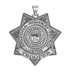 Personalized Arizona Highway Patrol with Rank and Number