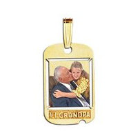 Etched #1 Grandpa Pendant