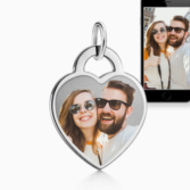 Sterling Silver Tiffany Style Heart Charm