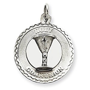 Sterling Silver Holy Communion Pendant Charm