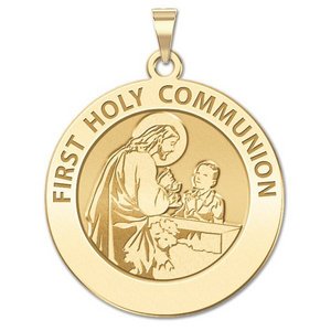 First Holy Communion Religious Medal  for a Boy   EXCLUSIVE 