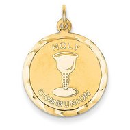 14K Gold Holy Communion Medal