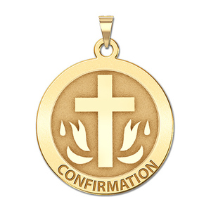 Nickel Sized Confirmation Religious Medal