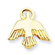 14k Yellow Gold Holy Spirit Pendant