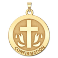 Nickel Sized Confirmation Medal