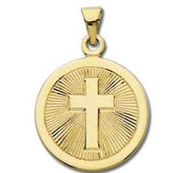 14K Gold Confirmation Medal