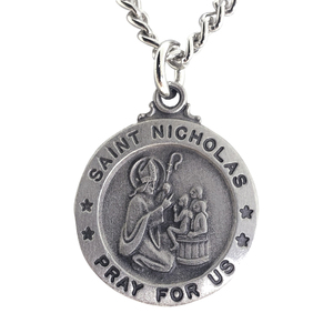 Saint Nicholas with 24 inch Endless Curb Chain