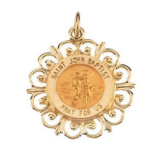 Saint John the Baptist Religious Medal