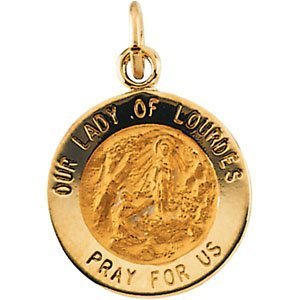Our Lady of Lourdes Religious Medal
