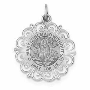 Round Filigree Immaculate Conception  EXCLUSIVE 