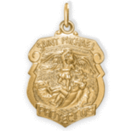 Saint Michael Pendant (Shield)