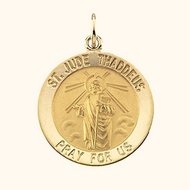 14K Gold Saint Jude Medal [H]