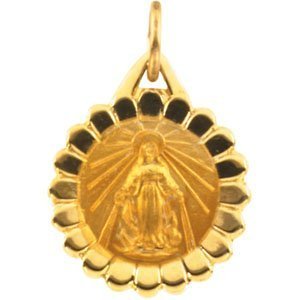 Small Round Miraculous Medal