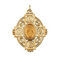 14K Gold Miraculous Medal