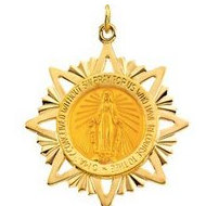 14K Gold Miraculous Medal
