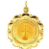14K Gold Miraculous Medal