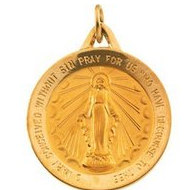 14K Gold Miraculous Medal