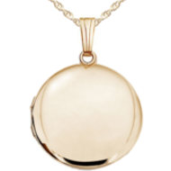 14K Gold Filled Round Locket