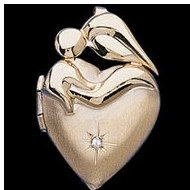 14k Yellow Gold Mother's Devotion Locket