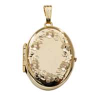 14K Gold Filled 4 Page Photo Oval Locket