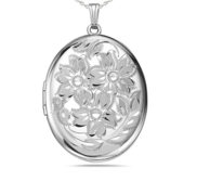 Large Oval Photo Locket