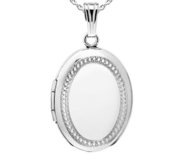 Oval Photo Locket