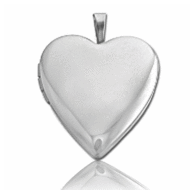 Solid Sterling Silver Heart Locket
