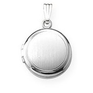 Sterling Silver Round Small Locket