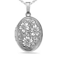 Sterling Silver Oval 