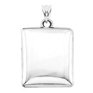 Sterling Silver Square Locket