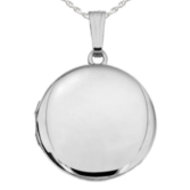 Sterling Silver Round  Picture Locket